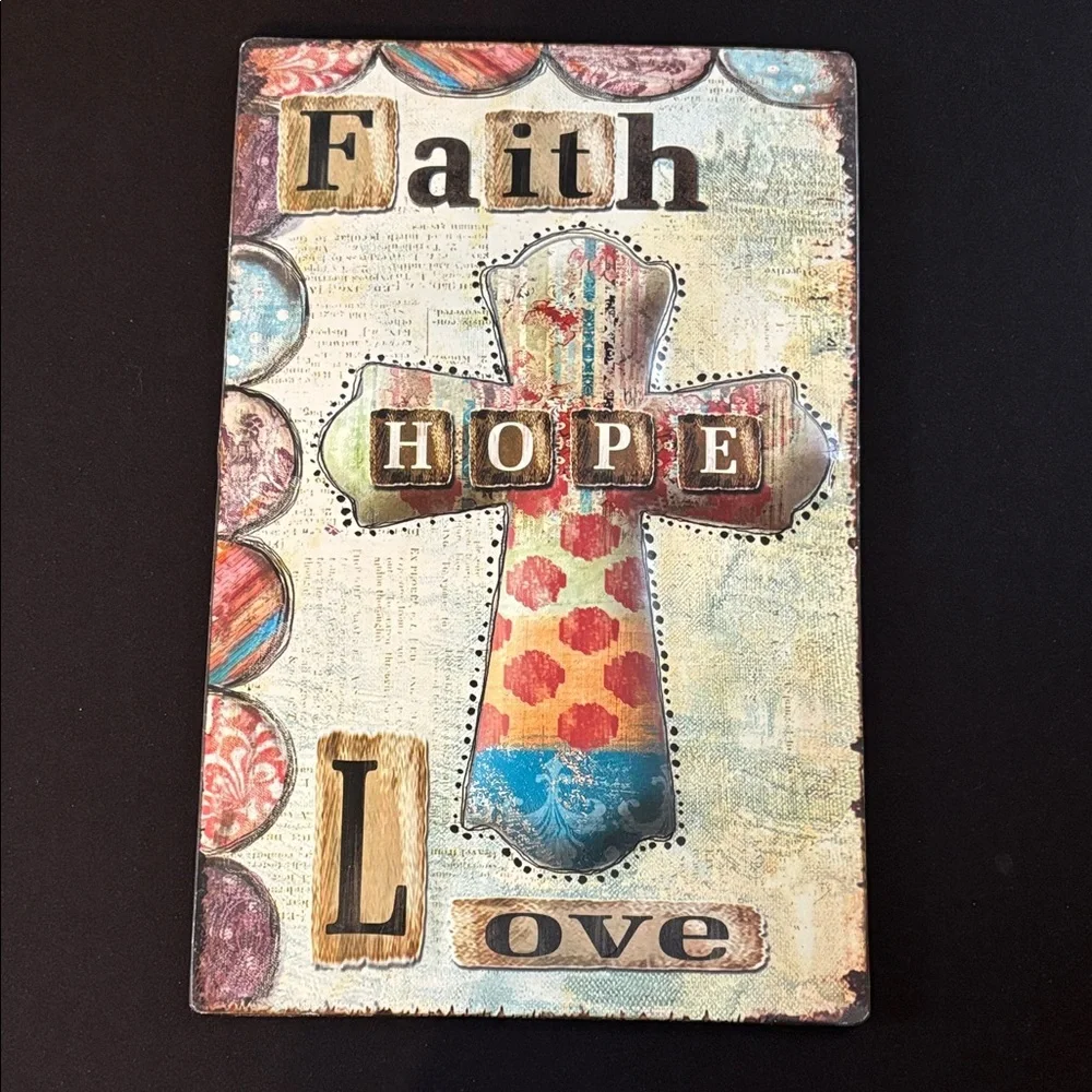 Faith Hope Love Wall Art